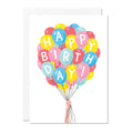Birthday Card – Balloon Bunch Colourful All Ages Design
