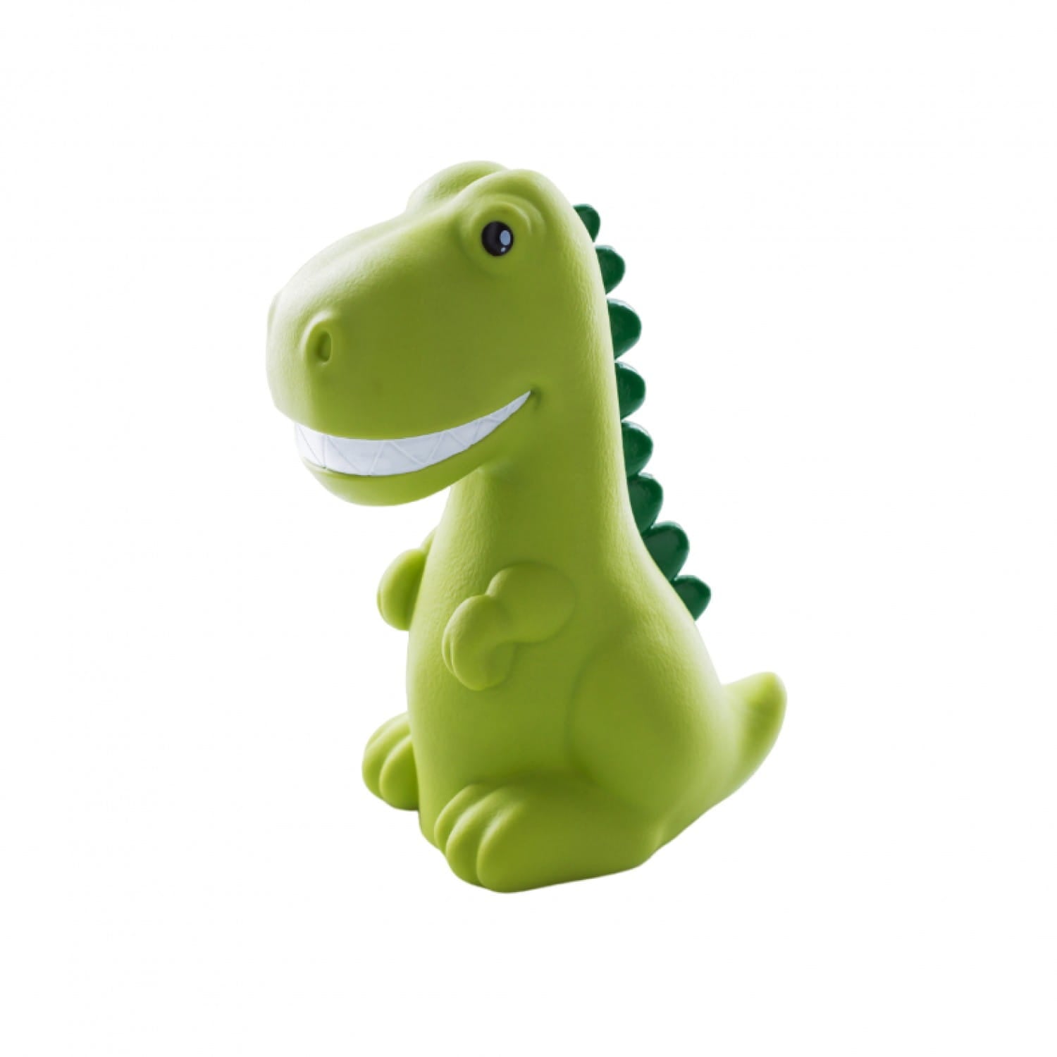 DHINK | MEDIUM COLOUR CHANGING LED NIGHT LIGHT | GREEN DINOSAUR WITH WHITE TEETH