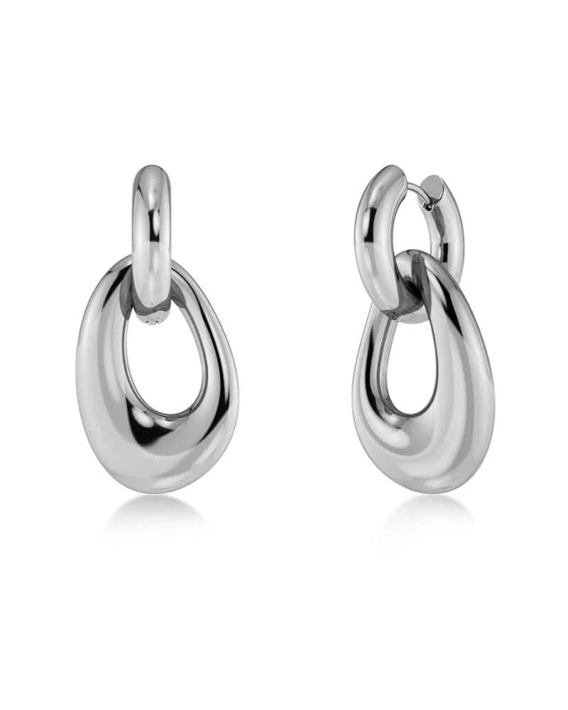 Close-up of Edblad Azura Earrings Steel