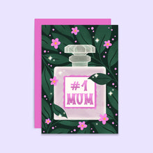 Load image into Gallery viewer, N1 Mum Perfume Bottle Card | Stylish Mum Card

