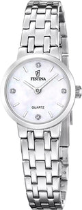 Festina women's nacre Mademoiselle stainless steel watch bracelet F20746/1