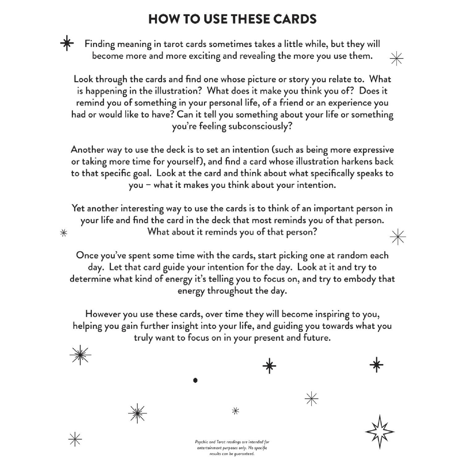 ECCOLO | TAROT CARD DECK | YOUR DREAM WILL COME TRUE | SET OF 78