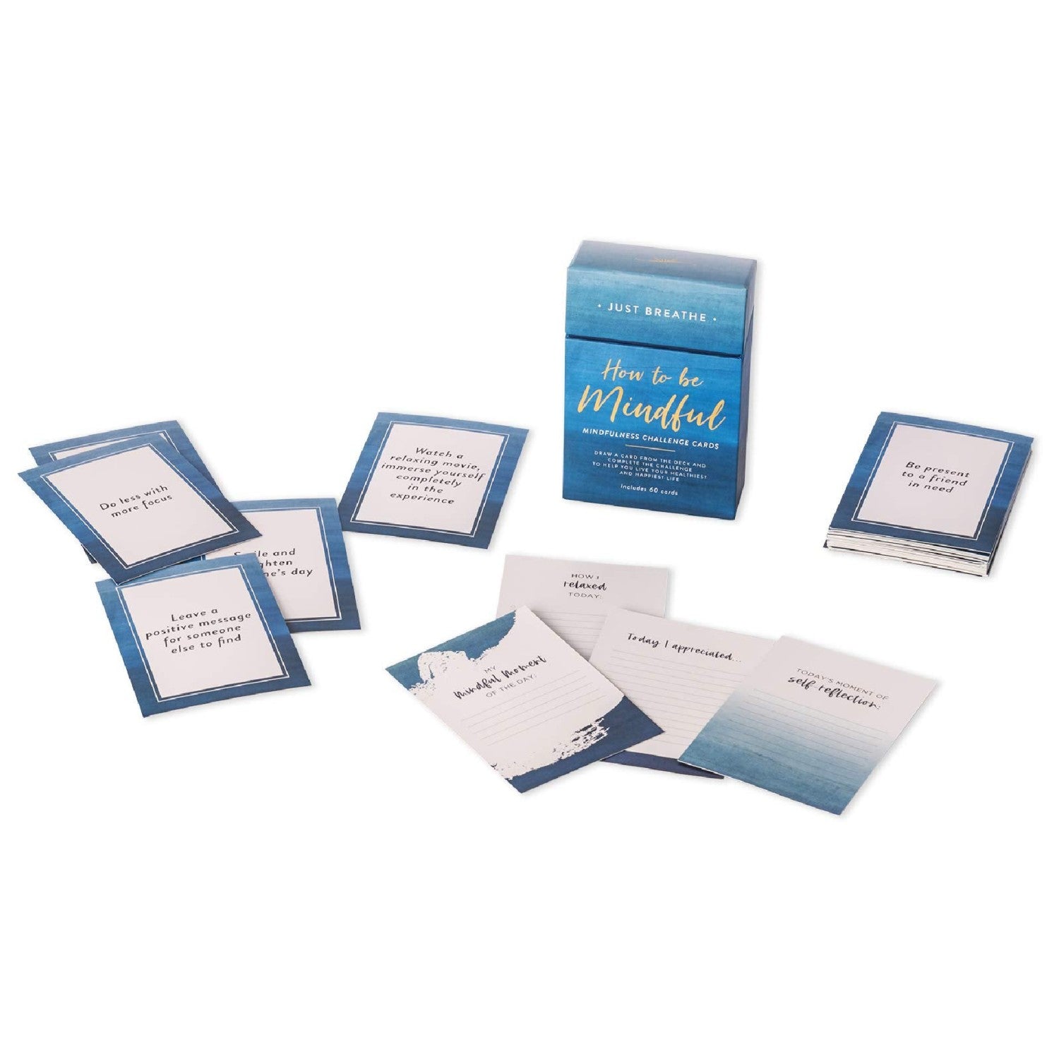 ECCOLO | HOW TO BE MINDFUL: MINDFULNESS CHALLENGE CARDS | SET OF 60