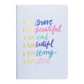 ECCOLO | LINED HARDCOVER DESK JOURNAL | I AM BRAVE | 8X10"