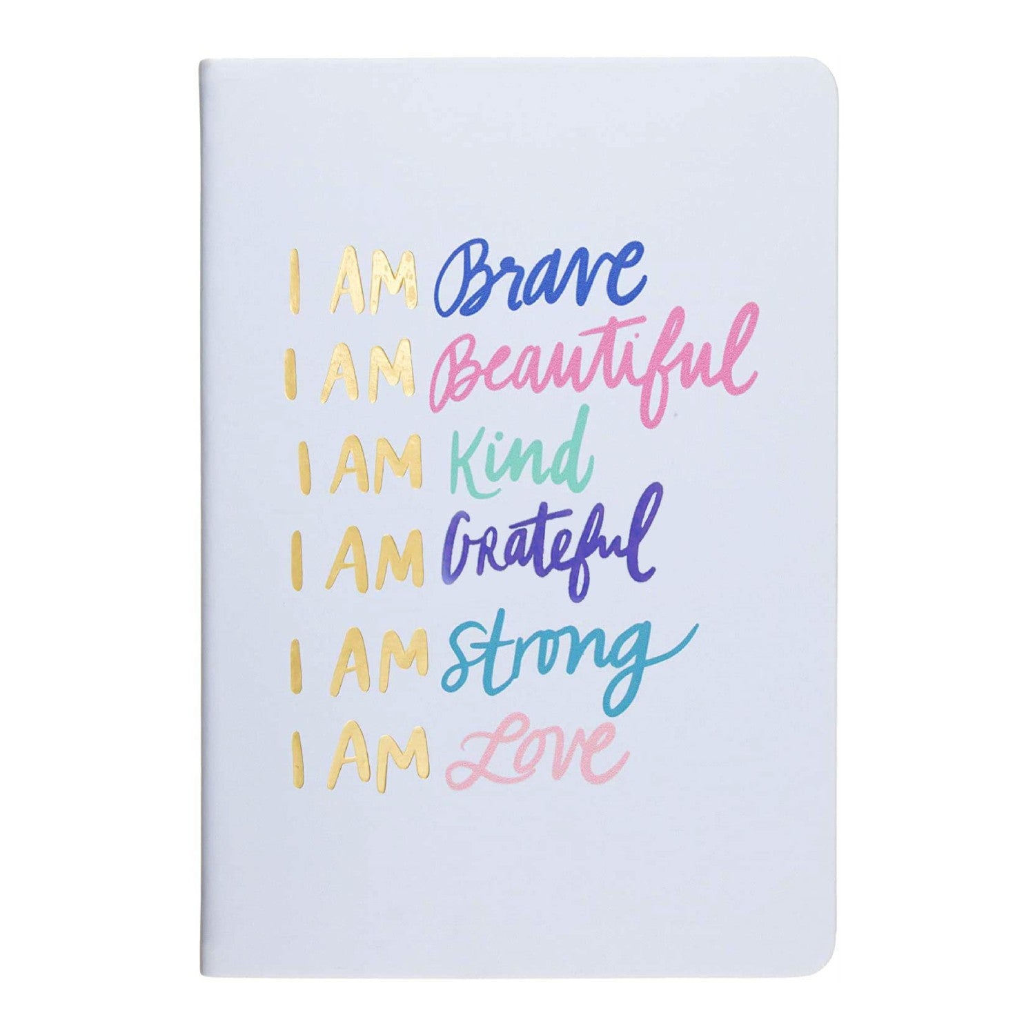 ECCOLO | LINED HARDCOVER DESK JOURNAL | I AM BRAVE | 8X10"