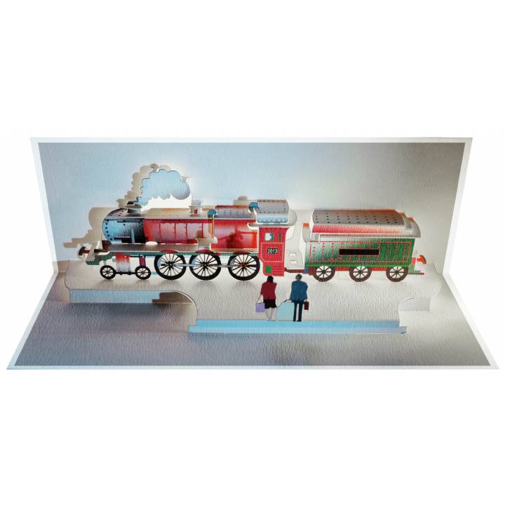Forever POP UP card Train