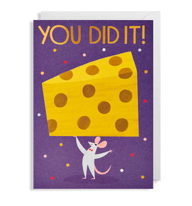 You Did It! Greeting card