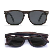 Load image into Gallery viewer, NOMAD SUNGLASSES -Rosewood l Black Polarised Lens
