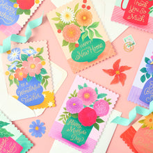 Load image into Gallery viewer, Get Well Soon Card – Vase Design with Flowers Greeting
