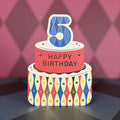 Age 5 Circus Themed Birthday Card
