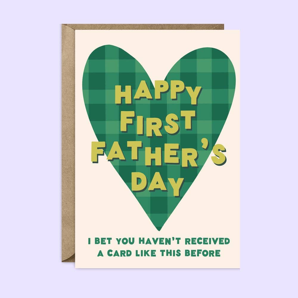 Happy First Father's Day Card | Dad Card | Father's Day Card