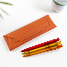 Load image into Gallery viewer, Vent for change Pen/Pencil Pouch Recycled Leather
