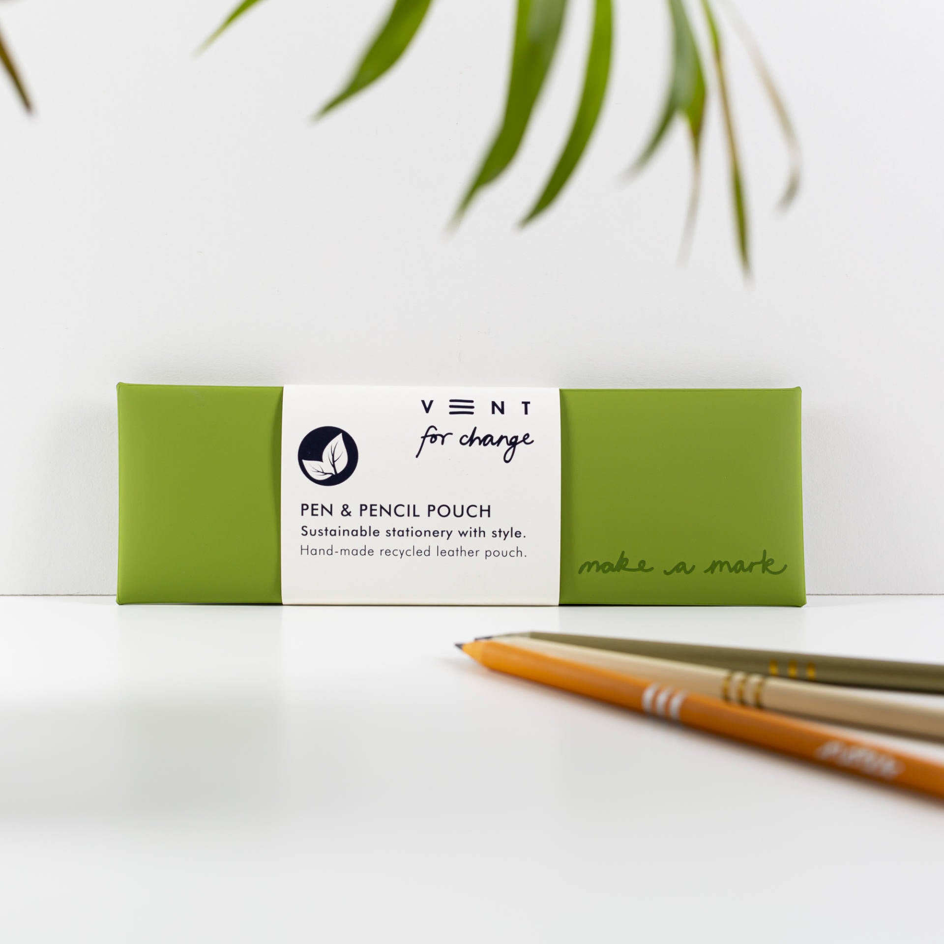 Vent for change Pen/Pencil Pouch Recycled Leather