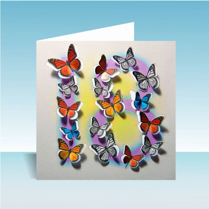 3D Butterfly Card Age- 18 to 90