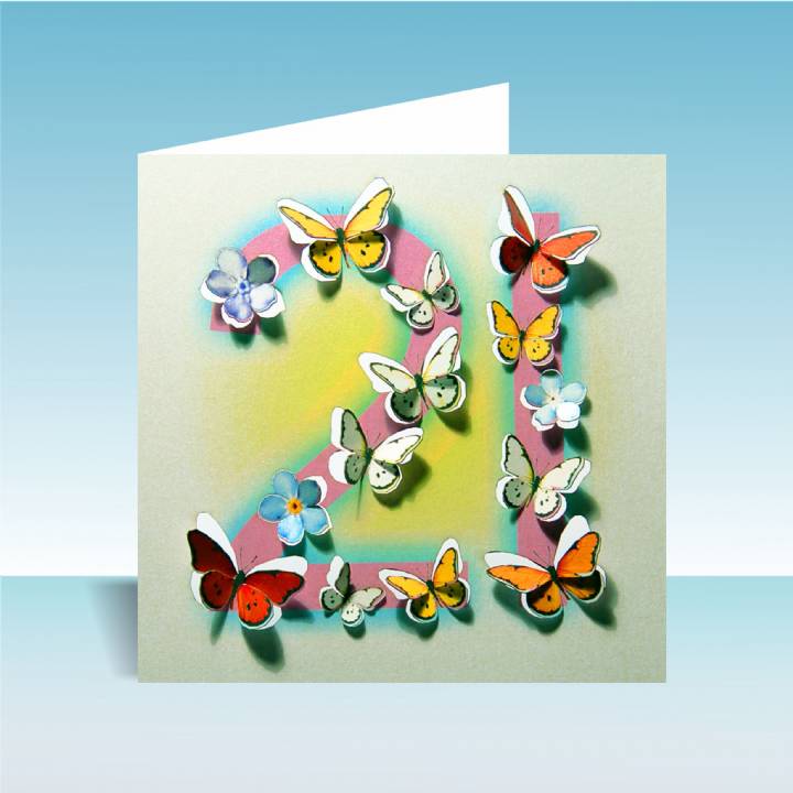 3D Butterfly Card Age- 18 to 90