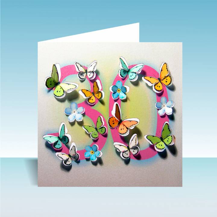 3D Butterfly Card Age- 18 to 90