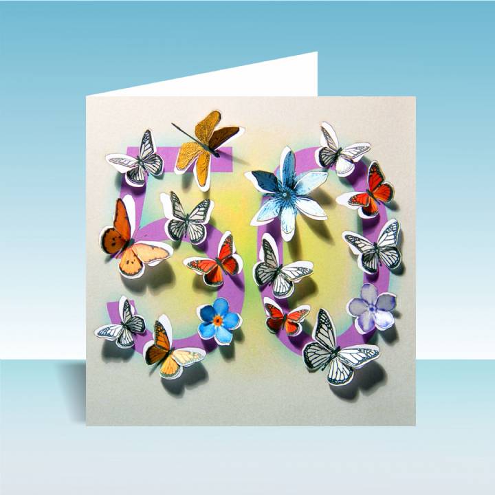 3D Butterfly Card Age- 18 to 90