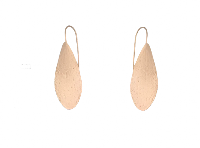 Bronze Mini Teardrop Hook Earrings