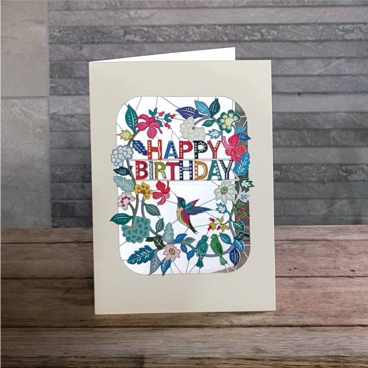 FOREVER SHOP ONLY  laser cut card - BIRTHDAY