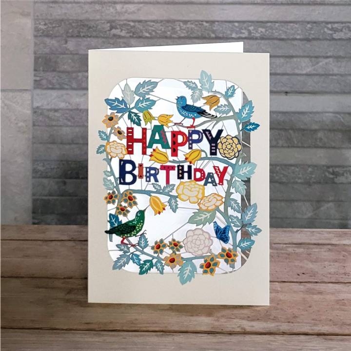 FOREVER SHOP ONLY  laser cut card - BIRTHDAY