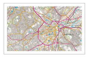 Ordnance Survey Map tea towel