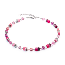 Load image into Gallery viewer, GeoCUBE® necklace 2838 Iconic bracelet Viva Magenta
