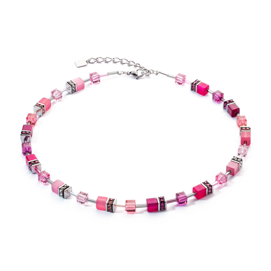 GeoCUBE® necklace 2838 Iconic bracelet Viva Magenta