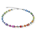 GeoCUBE® bracelet 2838 Iconic Necklace Multicolour rainbow 1520