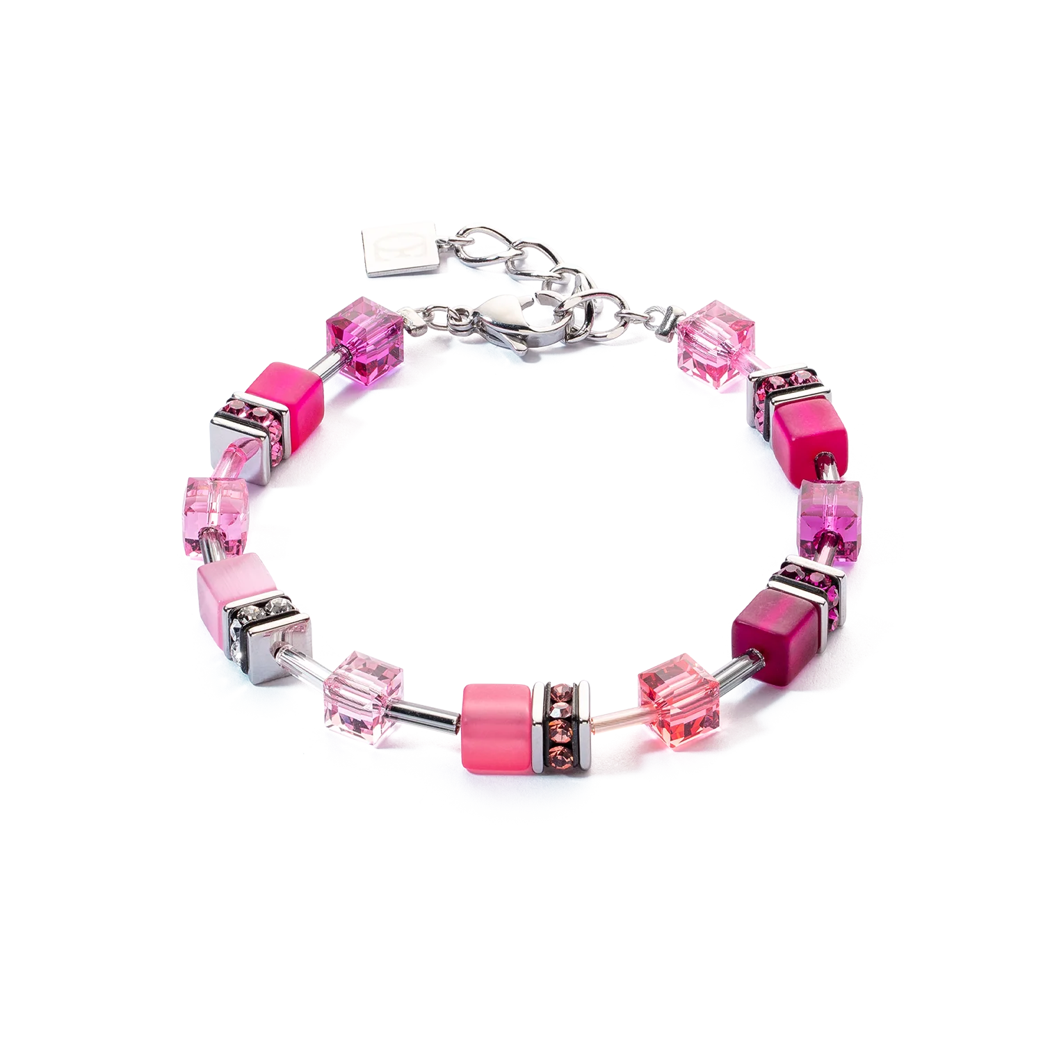 GeoCUBE® bracelet 2838 Iconic bracelet Viva Magenta