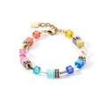 GeoCUBE® bracelet 2838 Iconic bracelet Multicolour Gold 1521