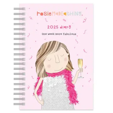 ROSIE MADE A THING Wire Bound A5 Diary 2025