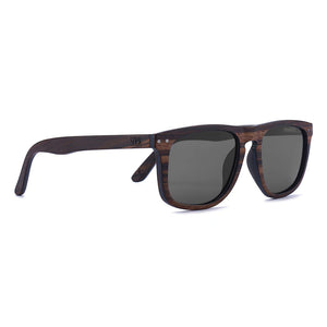 NOMAD SUNGLASSES -Rosewood l Black Polarised Lens