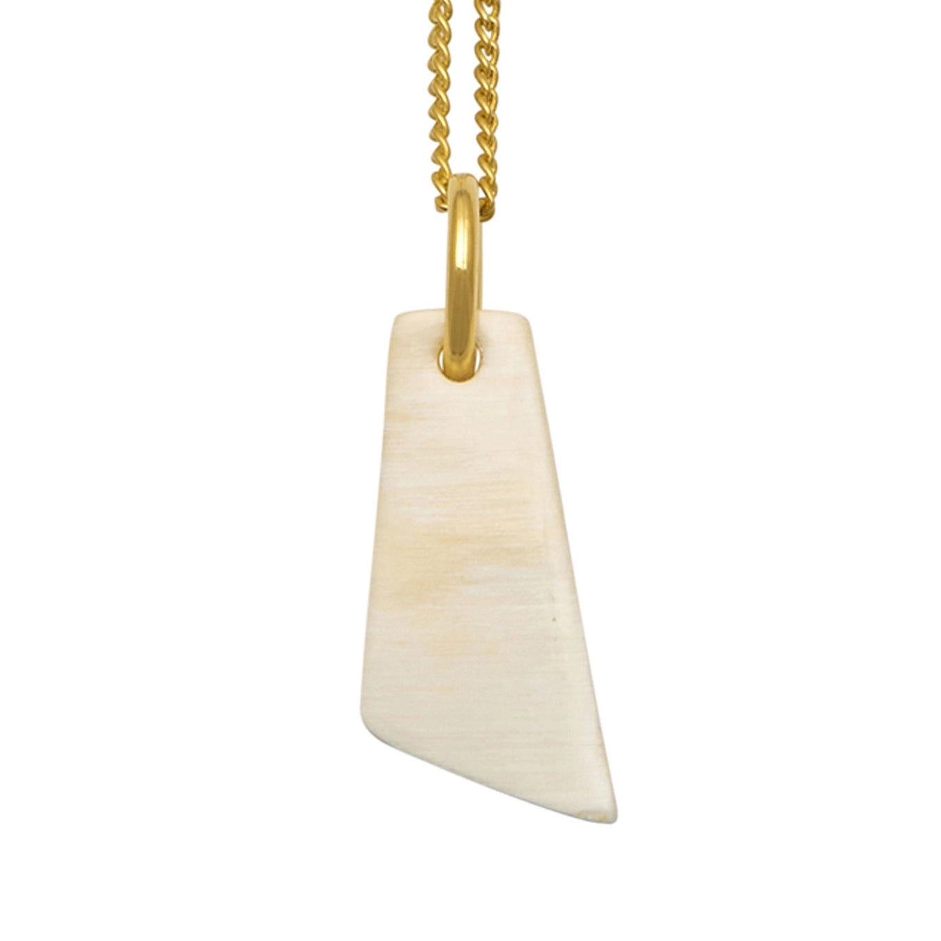 BRANCH Buffalo White Horn  Pendant - Gold