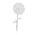 HORTENSIA SILVER BROOCH