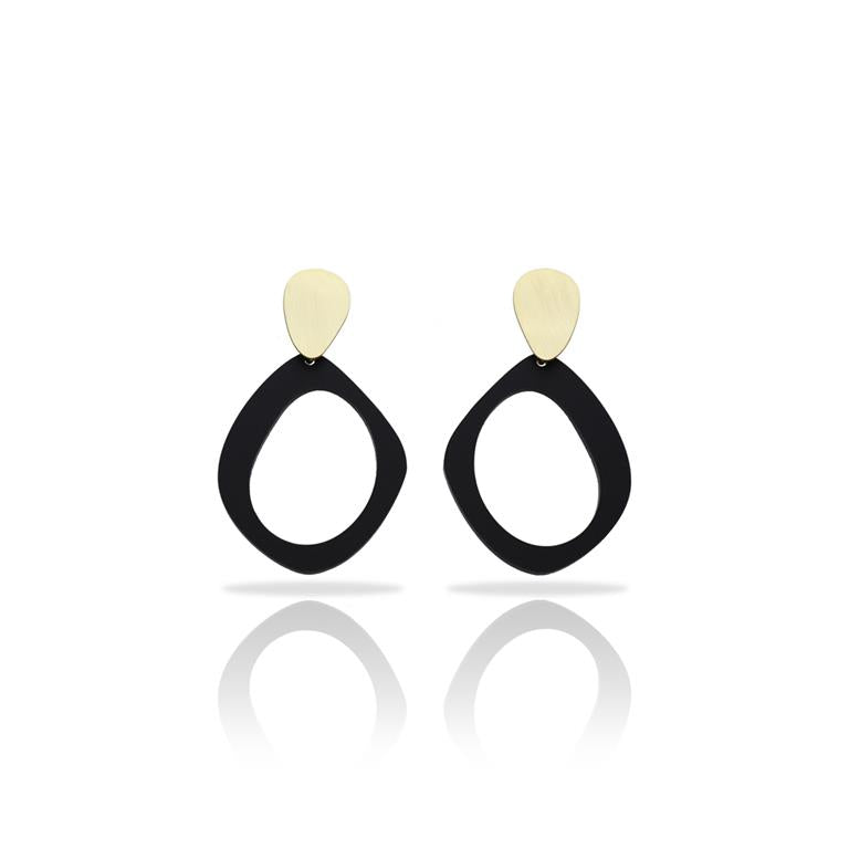 TOO MUCH SILVER/GOLD EARRING