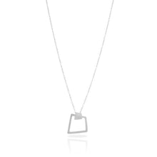 Load image into Gallery viewer, Bau Silver Plated Short Pendant | RAS Jewellery | ORA Gallery Sheffield on white background 
