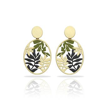 RAS Orabella Gold Plated Metope Earrings | RAS Jewellery | ORA Gallery