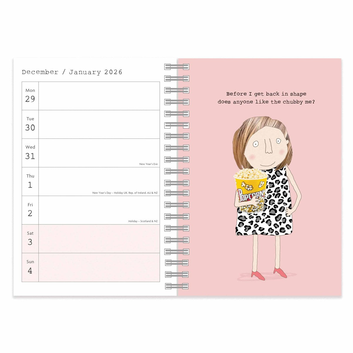 Rosie Made A Thing wire bound A5 Diary 2026