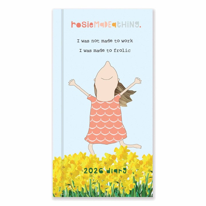 2026  ROSIE MADE A THING Slim diary