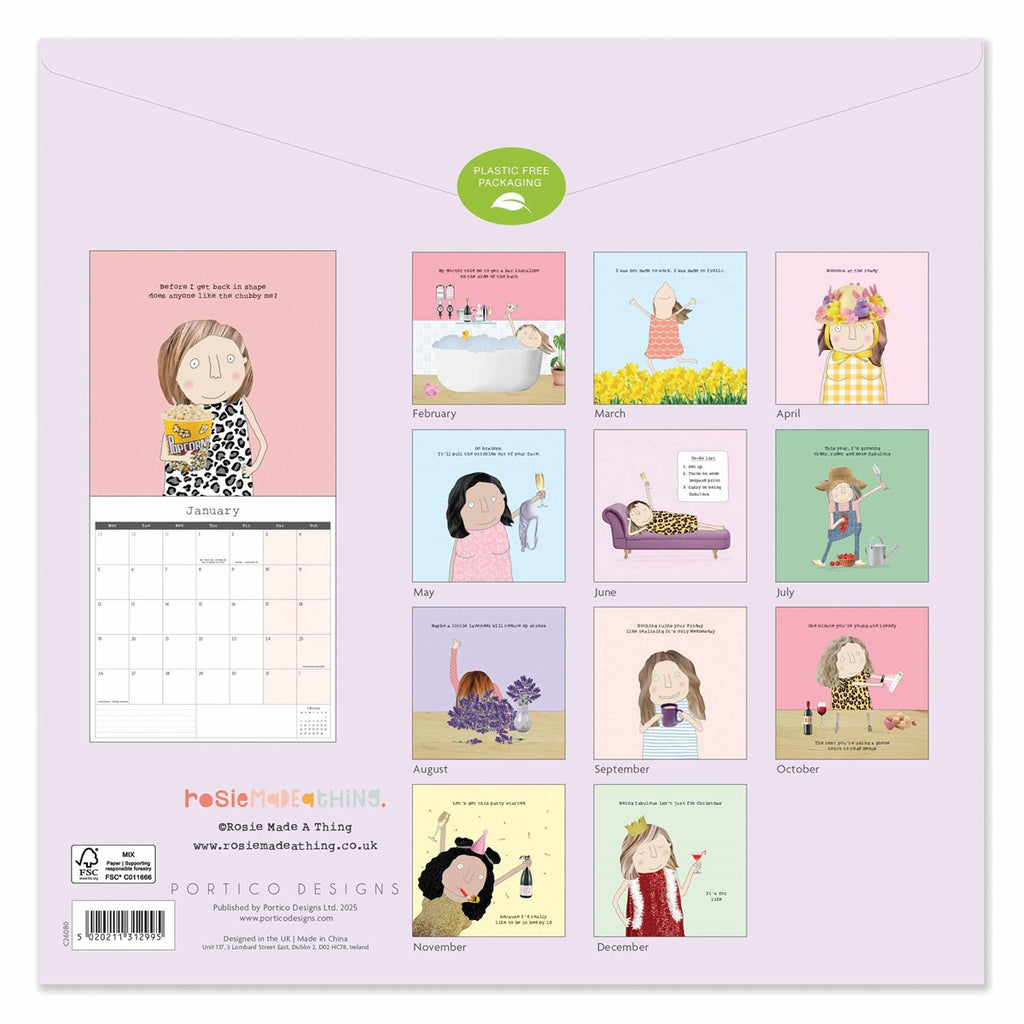 Rosie Made A Thing Calendar 2026