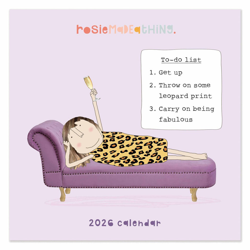 Rosie Made A Thing Calendar 2026