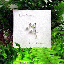 Load image into Gallery viewer, Snowdrop White Flower Brooch
