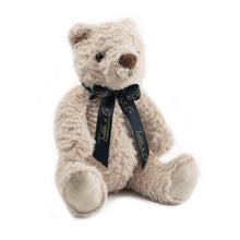 Load image into Gallery viewer, Cream Luxury Re-recordable Message Bear Plush Toy Gift
