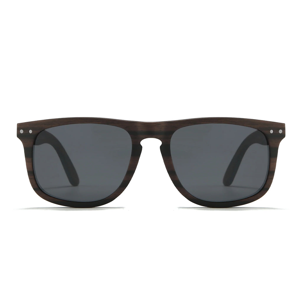 NOMAD SUNGLASSES -Rosewood l Black Polarised Lens