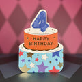 Age 4 Circus Themed Birthday Card