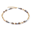 GeoCUBE® Chunky Chain Necklace gold-brown
