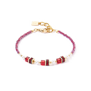 Sparkling Princess bracelet gold-red