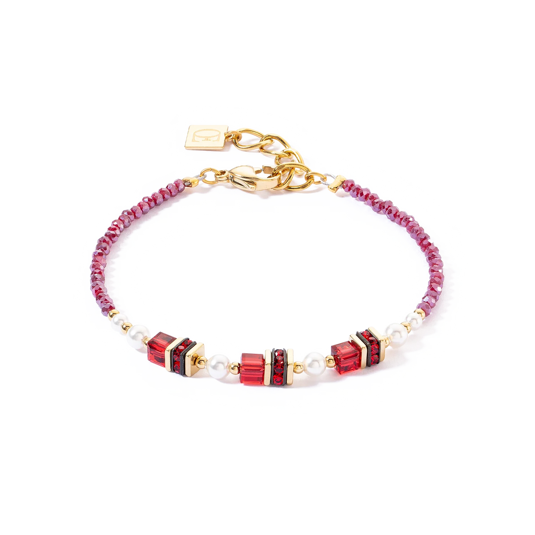 Sparkling Princess bracelet gold-red