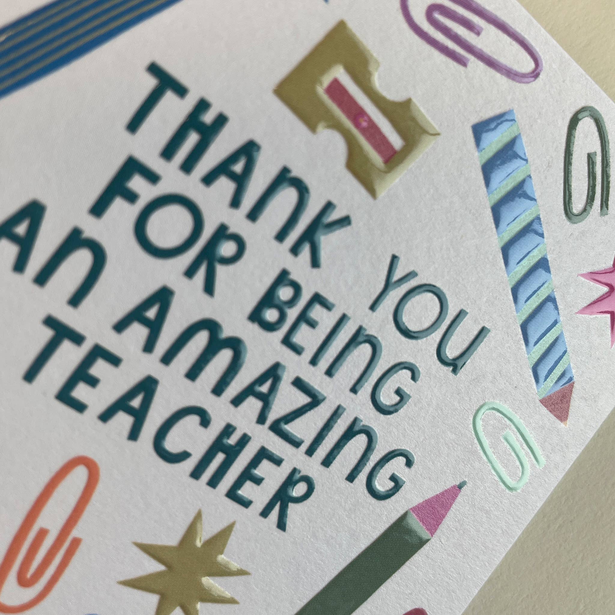 Thank you to an Amazing Teacher (LIJ52)