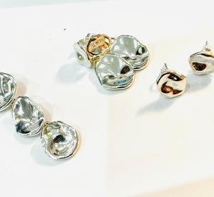NEW Chris Lewis  Sterling silver melted stone jewellery